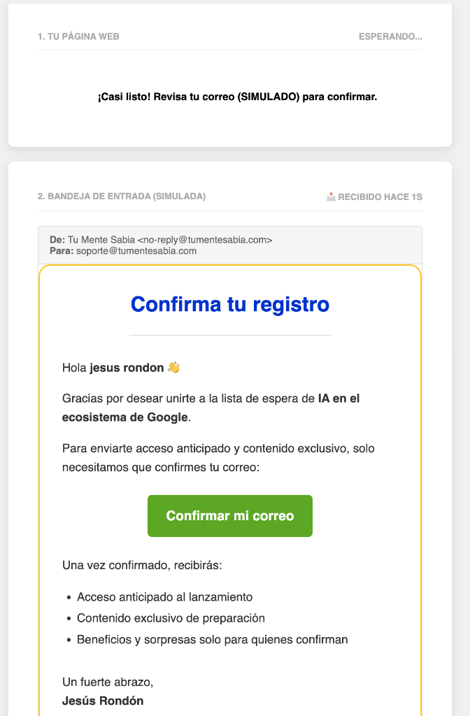 Bandeja de Entrada Simulada